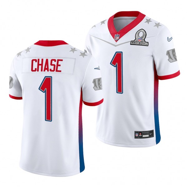 Bengals Ja'Marr Chase 2022 AFC Pro Bowl White NFL ...