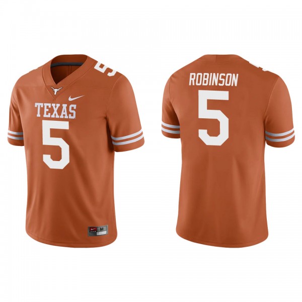 Bijan Robinson Texas Longhorns Nike Game College Football Jersey Texas Orange