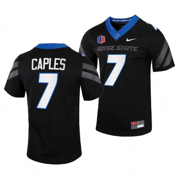 Latrell Caples Boise State Broncos #7 Black Jersey...
