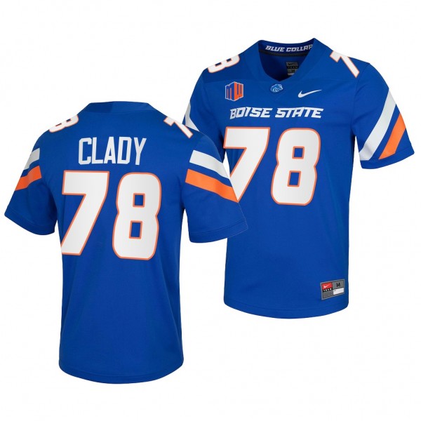 Boise State Broncos Ryan Clady Jersey Untouchable Game Royal #78 Football Men's Shirt
