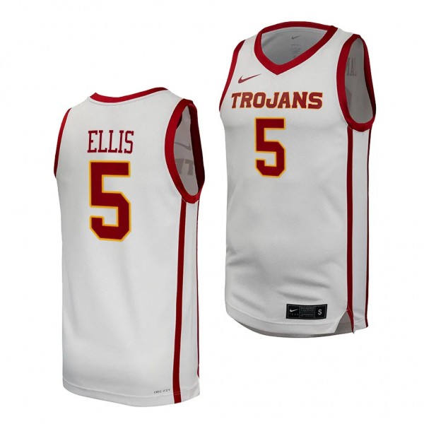 USC Trojans Boogie Ellis White #5 Away Basketball ...