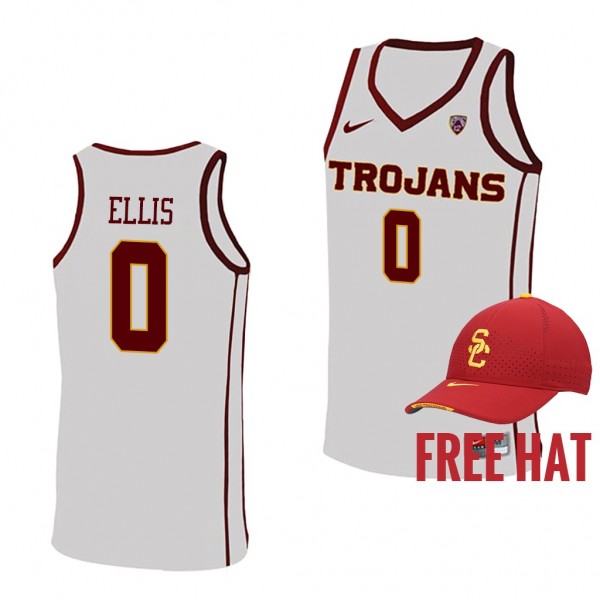 Boogie Ellis #0 USC Trojans 2021-22 College Basket...
