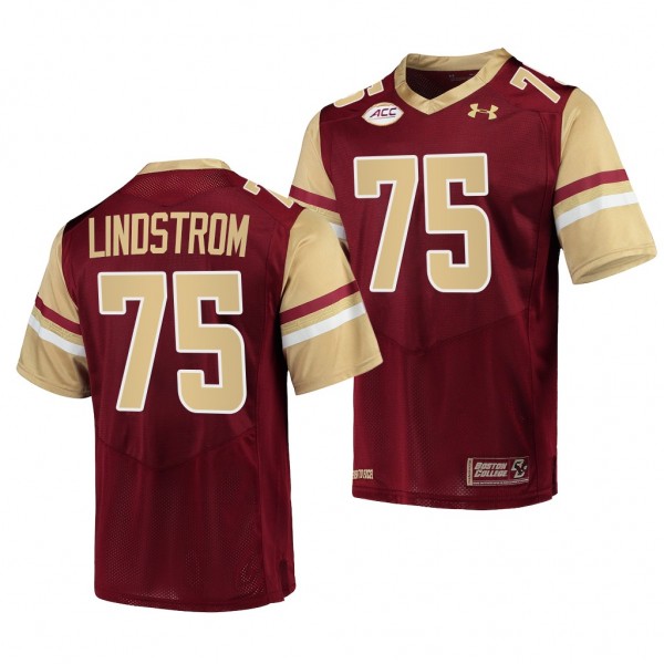 Boston College Eagles 75 Chris Lindstrom Maroon Co...