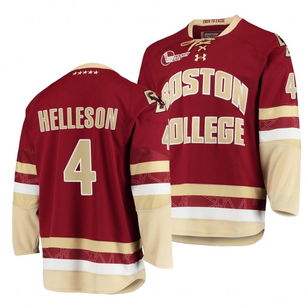 Boston College Eagles 4 Drew Helleson Maroon Colle...