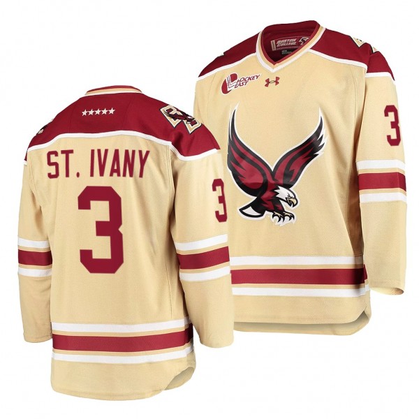 Boston College Eagles 3 Jack St. Ivany Beige Colle...