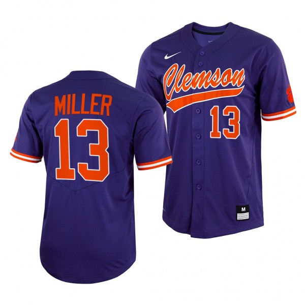 Clemson Tigers Brad Miller College Baseball Full-B...