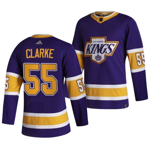 Brandt Clarke Los Angeles Kings #55 Purple Jersey ...