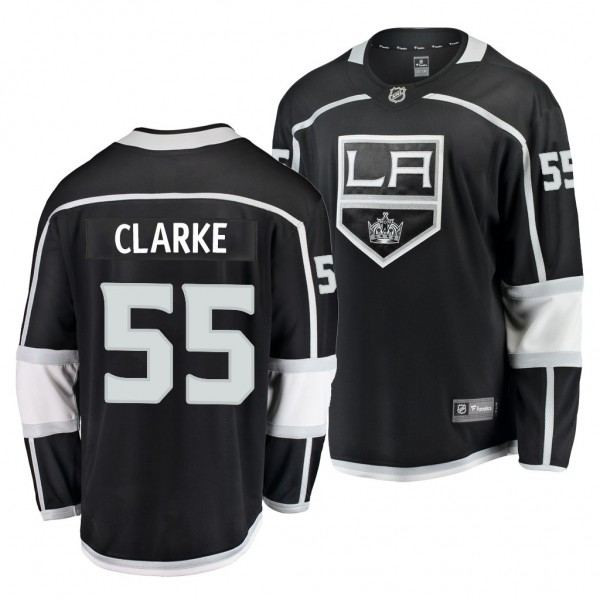 Brandt Clarke Los Angeles Kings #55 Black Jersey 2...