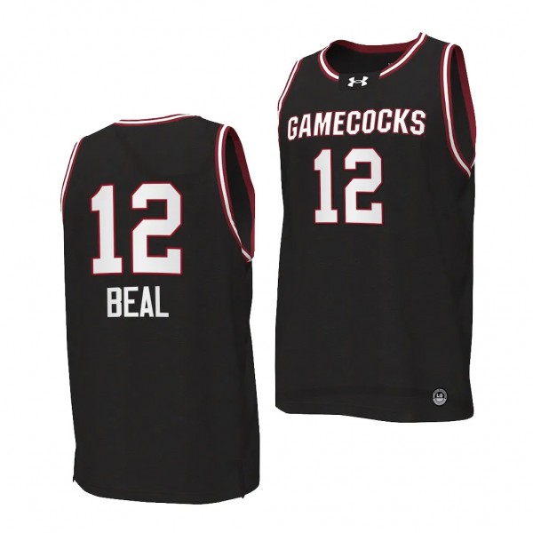 South Carolina Gamecocks Brea Beal Black #12 Women's Basketball Jersey Replica Unisex