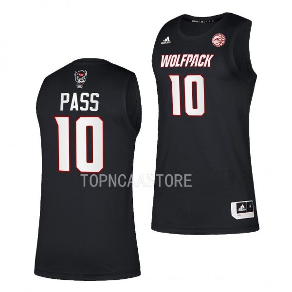 Breon Pass #10 NC State Wolfpack College Basketbal...