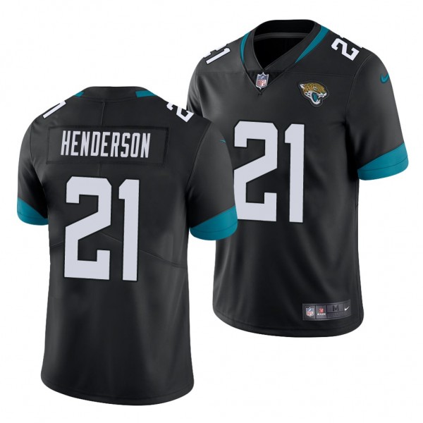Jacksonville Jaguars C.J. Henderson Black 2020 NFL Draft Men's Vapor Limited Jersey