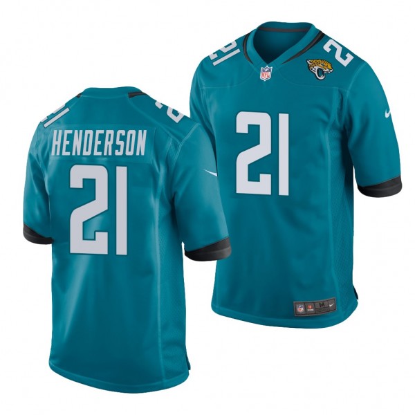 NFL C.J. Henderson Teal 2020 NFL Draft Game Jersey