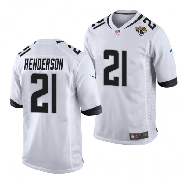 Jacksonville Jaguars C.J. Henderson White 2020 2020 NFL Draft Men's Game Jersey
