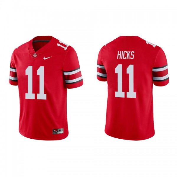 C.J. Hicks Ohio State Buckeyes Nike Game College Football Jersey Red