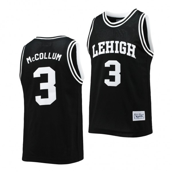 Lehigh Mountain Hawks C.J. McCollum #3 Black Comme...