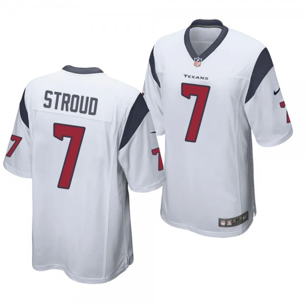 Houston Texans #7 C.J. Stroud 2023 NFL Draft White...