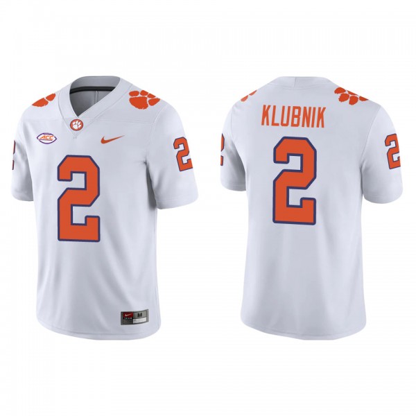 Cade Klubnik Clemson Tigers Nike Game College Football Jersey White
