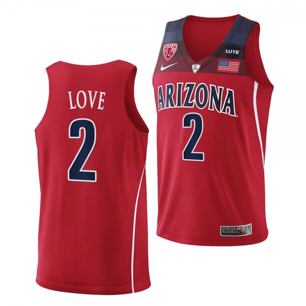 Arizona Wildcats Caleb Love Replica Basketball uni...