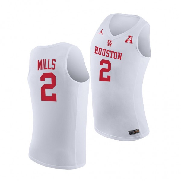 Houston Cougars Caleb Mills White Home 2021 March ...