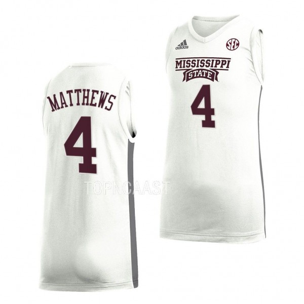 Mississippi State Bulldogs Cameron Matthews White ...