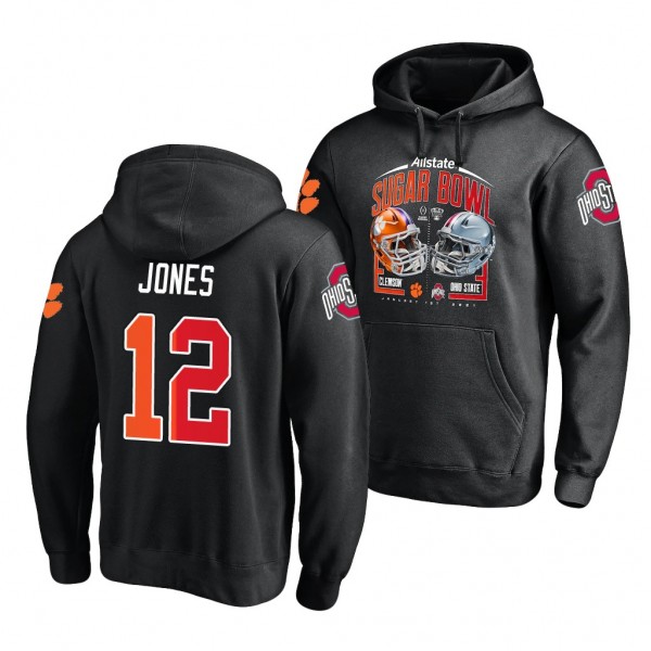 Ohio State Buckeyes Cardale Jones 2021 Sugar Bowl Men's Matchup Hoodie - Black