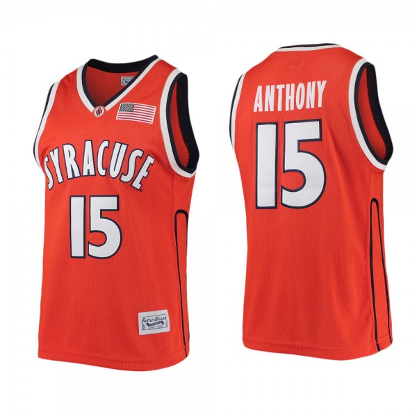 Carmelo Anthony Syracuse Orange Original Retro Bra...