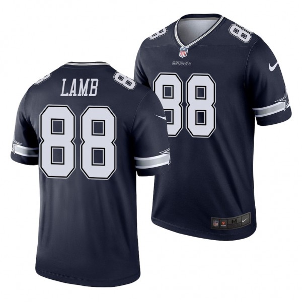 Dallas Cowboys CeeDee Lamb Navy 2020 NFL Draft Alt...