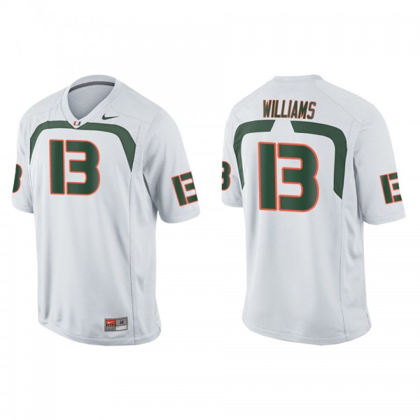 Chantz Williams Miami Hurricanes Nike Game College Football Jersey White