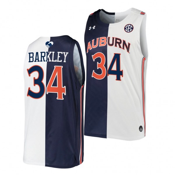 Charles Barkley 34 Auburn Tigers Split Edition Jer...