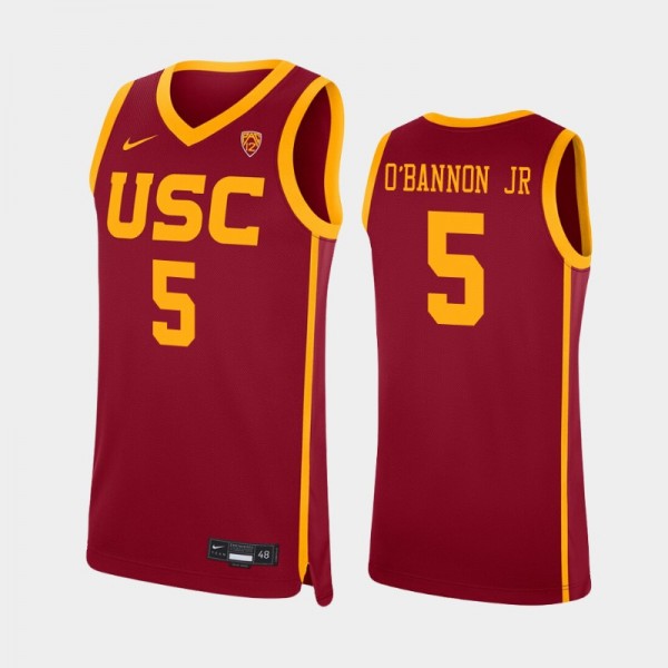 USC Trojans Charles O'Bannon Jr. Cardinal 2019-20 ...