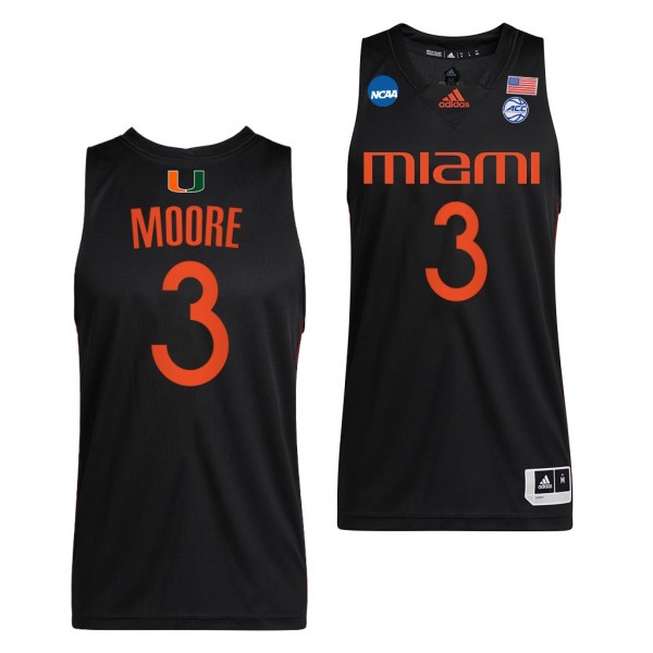 Charlie Moore Miami Hurricanes 2022 NCAA March Mad...