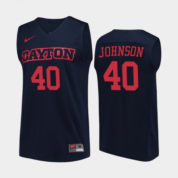Dayton Flyers Chase Johnson Navy College Basketbal...