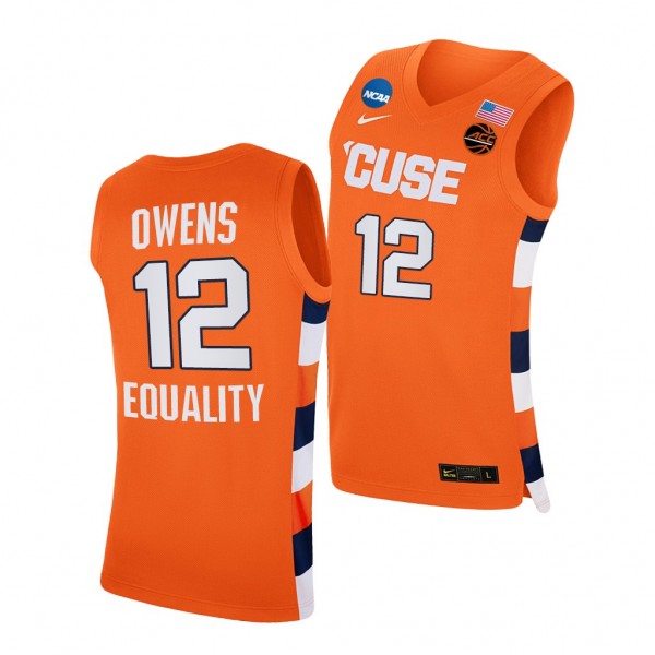 Syracuse Orange Chaz Owens Orange 2021 March Madne...