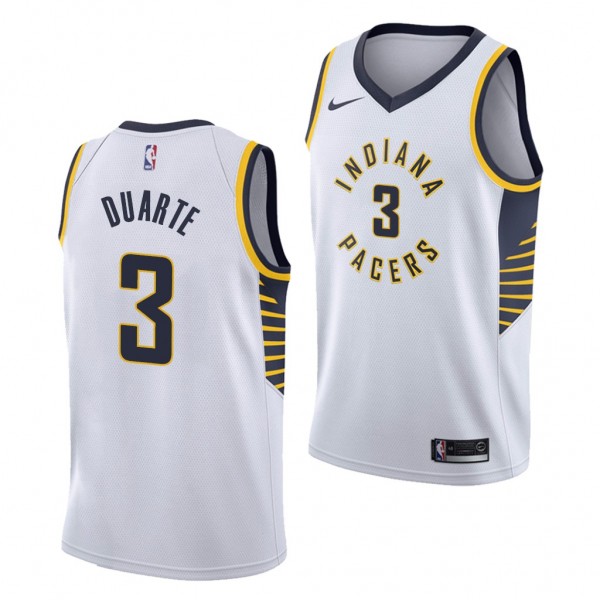 Chris Duarte Indiana Pacers 2021 NBA Draft White J...
