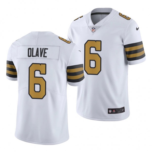 New Orleans Saints #12 Chris Olave Jersey 2022 NFL...