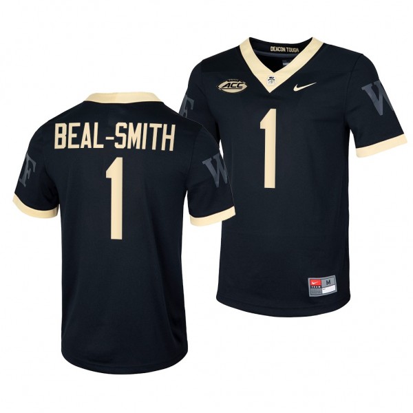 Wake Forest Demon Deacons Christian Beal-Smith #1 Black Untouchable Jersey Football