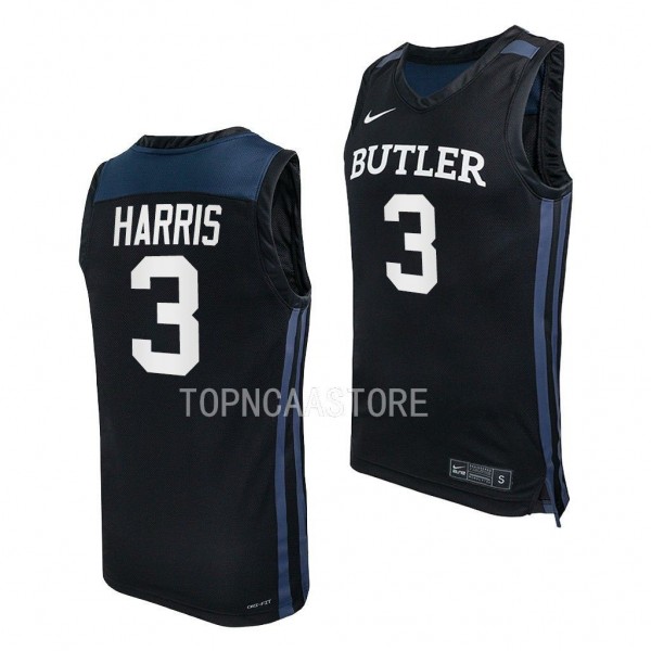 Chuck Harris #3 Butler Bulldogs College Basketball...