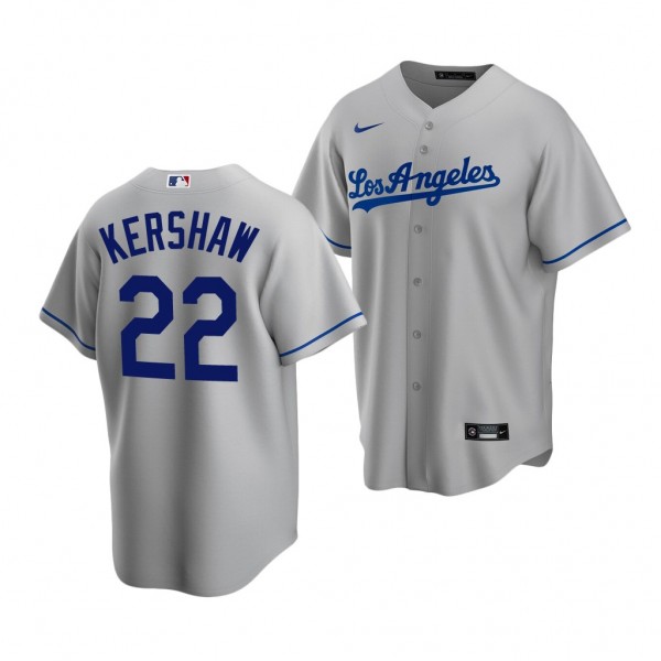 Los Angeles Dodgers Clayton Kershaw 2022 Replica G...