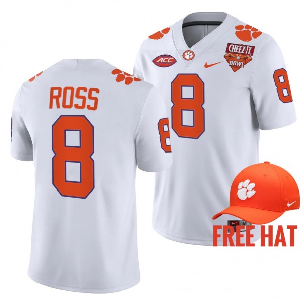 Justyn Ross Clemson Tigers 2021 Cheez-It Bowl Whit...
