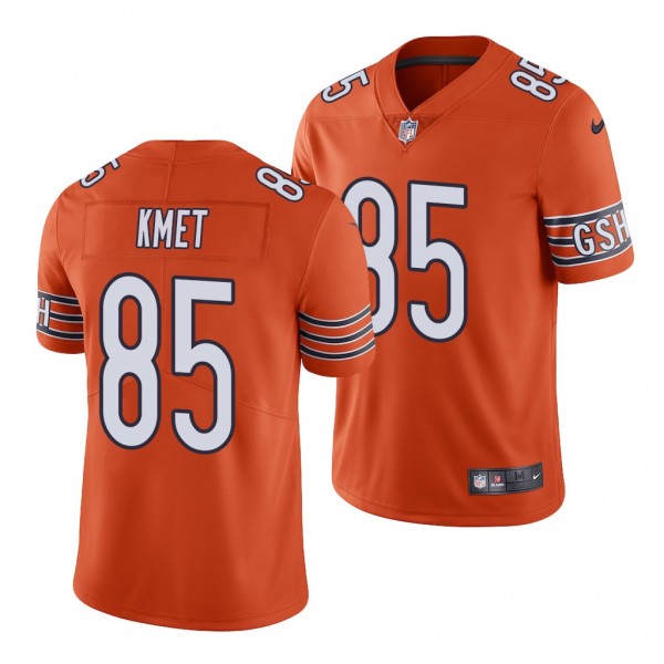 Chicago Bears Cole Kmet Orange 2020 NFL Draft Vapo...
