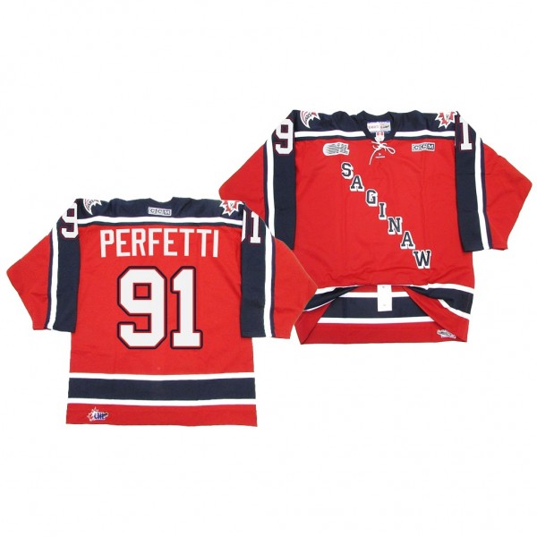 OHL Frolunda HC Cole Perfetti Red 2020 NHL Draft J...