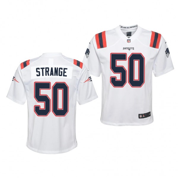 2022 NFL Draft Cole Strange Jersey New England Pat...