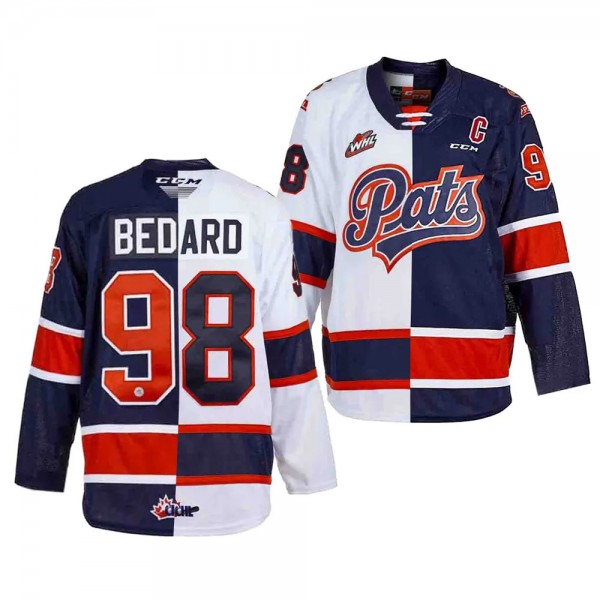 Connor Bedard Regina Pats #98 2023 NHL Draft White...