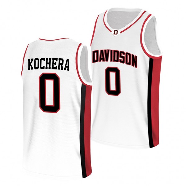 Connor Kochera #0 Davidson Wildcats College Basket...