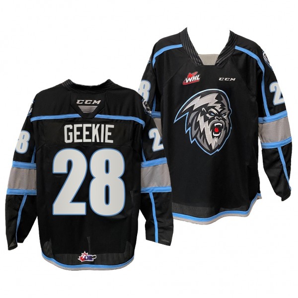 Conor Geekie 2022 NHL Draft WHL Jersey - Black