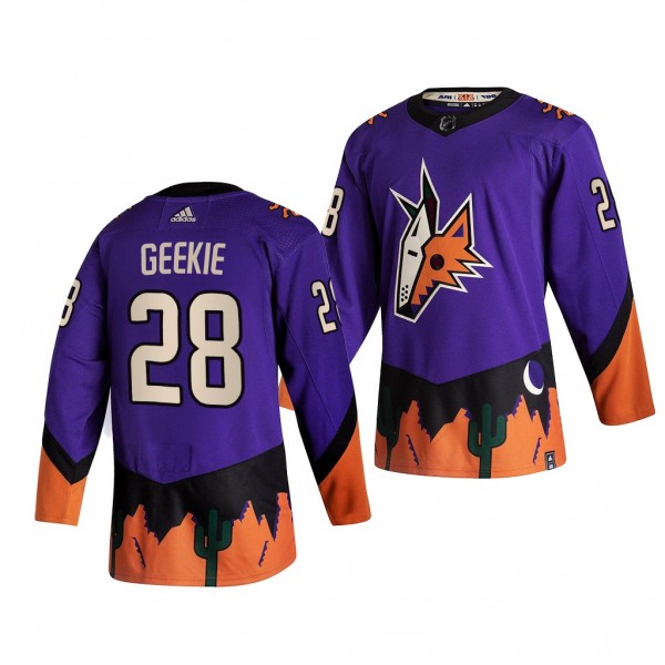 2022 NHL Draft Conor Geekie Coyotes #28 Purple Rev...