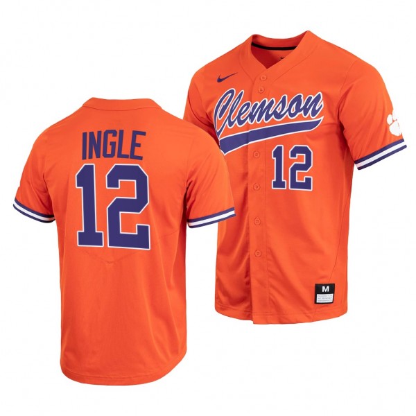 Cooper Ingle Clemson Tigers #12 Orange College Bas...