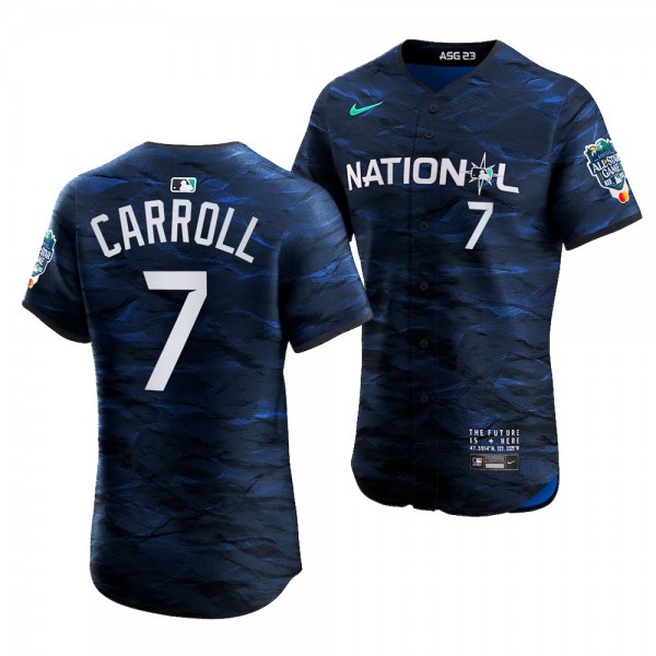 2023 MLB All-Star Game Corbin Carroll National League Vapor Premier Elite Player Royal Jersey Men #7