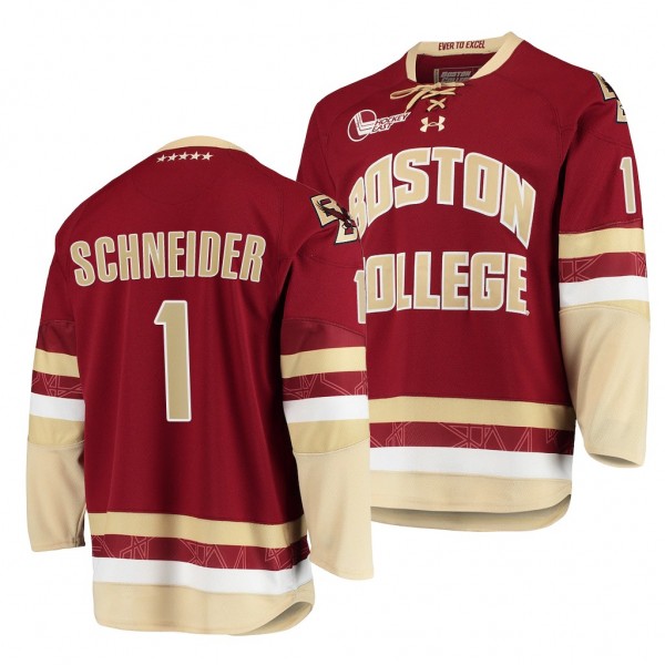 Cory Schneider Boston College Eagles Maroon NHL Co...