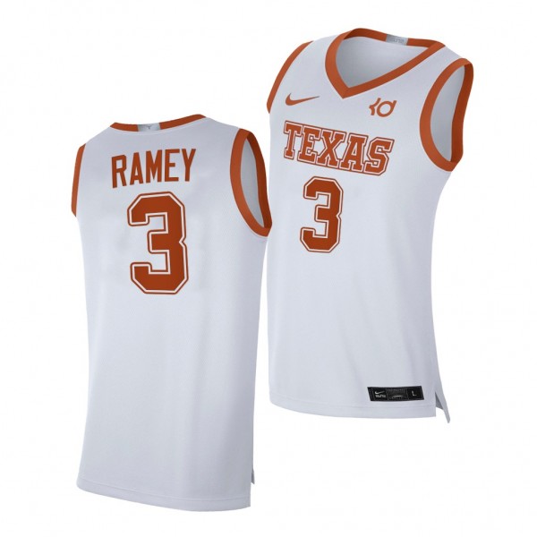 Texas Longhorns Courtney Ramey White 2020-21 Alumn...